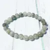 MG0337 Un braccialetto impilabile Grand Labradorite Bracciale spirituale yoga per donne Meraviglioso braccialetto con perline di creatività290Z