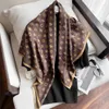 Silk Scarf Women Fashion Foulard Satin Shawl Scarves Big Size 90 90cm Square Hair Head Bandana Hijab HANDERCHIEF215U