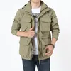 Men's Jackets Hooded Motorcycle Jacket Coats Parkas Spring Fashion Man Winter Overcoat Clothing Plus Size Outerwears Coat &