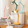 Lampes de table USB Rechargeable Mini livre lampe LED lampe de Table pliante Portable Table Protection des yeux Table veilleuse maison Cutechild lecture YQ231006