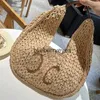 Totes palha hobo saco de praia sacos designer tecer ombro axilas hobos luxo crescente tote bolsas womenblieberryeyes