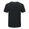 Verão masculino camisetas moda preto branco manga curta carta bloco impresso tripulação pescoço casual camiseta para casais #112