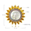 Designer Luxury Brosch Medieval Heavy Industry Sun Smiling Face Brosch Baroque Clothing Accessories Sunflower Corsage
