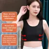 Camisoles Tanks Zomer Katoenen Wrap Borst Vegen Antislip Bh Met Pad Bustier Bandage Gym Top Binder Side Tank haak Unde K2K7