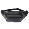 Waist Bags Genuine Leather Waist Bag men Waist Bag Funny Pack Belt Bag Men Chain For Phone Pouch Bolso ZZNICK 231006