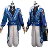 Kaya Neue Haut Cosplay Kostüm Genshin Impact Kaya Sailwind Shadow Cosplay Outfit Uniform und Perücke Anime Kostüme für Mann