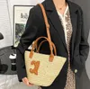 Projektantka Torba Summer Women Fashion Wheven Wagetable Bosz Arc de Beach Bag słomka torebka luksusowa torebka torebki na ramię prezent xx