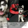 Cintura di sicurezza per auto regolabile per cani Protezione di sicurezza Accessori per animali da viaggio Guinzaglio per cani Breakaway Solid