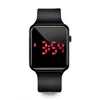 Zegarek 2023 LED Digital Watch Men Silikon Band Sport Electronic Watches Relioj Hombre Horloges Mannen