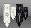 Altri articoli per feste per eventi 35x90cm 46x150cm Lord Ring House Banner Stark Mappa Bandiera da parete Magic KTV Bar Home School Cosplay Party Gift Decor Nero 231005