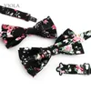 Bow Ties 100 Cotton Floral Parent Child Bowtie Sets Chic Men Women Kids Butterfly Beautiful Party Dinner Wedding Tie Gift Accessory 231005