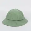 Berets LDSLYJR Corduroy Solid Color Bucket Hat Fisherman Outdoor Travel Sun Cap Hüte für Kinder Jungen und Mädchen 04