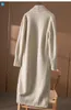 Damen-Strick-T-Shirts, lässig, lange Kaschmir-Strickjacke, Damen-Oberteile, Vintage-Pullover, lockerer Mantel, solide, übergroße Pullover, koreanische Modekleidung 231006