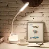 Table Lamps Eye Protection Led Desk Lamp Touch Dimming Rgb Colorful Atmosphere Night Light For Reading Study Kids Bedroom Bedside Table Lamp YQ231006