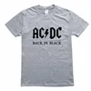 Neue AC DC Band Rock T-shirt Herren acdc Grafik T-shirts Drucken Casual T-shirt O Hals Hip Hop Kurzarm baumwolle Top298w