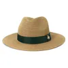 Fashion Straw Hats Projektant Panama Hat For Men Women Solid Kolor Jazz Caps Top Caps Wysoka jakość rybaków Hat278c