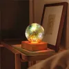 Table Lamps moonlux 3D Firework Crystal Ball Lamp Home Bedside Table Atmosphere Luminous Starry Sky LED Night Light YQ231006