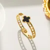 GG 8 colori braccialetti da donna braccialetto di trifoglio designer di marca placcato oro accessori per gioielli per feste di nozze di moda