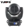 v-show 2pcs with flycase moving head light 19x15w rgbw 4in1 aura zoom洗浄