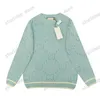 Xinxinbuy Men Designer Hoodie Sweatshirt Paris Hollow Letter Jacquard Letter tröja kvinnor grön lila svart brun vit grå xs-340y