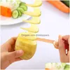 Fruit Vegetable Tools Potato Spiral Cutter Pumpkin Barbecue Kitchen Accessories 1 Set Drop Delivery Home Garden Dining Bar Dhfqr