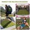 Outdoor Pads Double Sleeping Pad for Camping SelfInflating Mat Mattress with Pillow Hiking 2 Persons Travel Bed Air 231006
