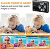 Camcorders HD 1080P digital Camera 24 inches Rechargeable Cameras with 16x Zoom Compact 44MP for kids Girls camera digit 231006