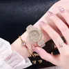 Armbandsur Luxury Women's Armband Watches - Steel Band Rhinestone Quartz Wrist Watch Fashionable Stylish! Kvinnor