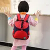 Sacos de escola estilo mochila dos desenhos animados dinossauro crianças mochila jardim de infância meninos e meninas bebê grande capacidade 231006