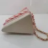 Evening Bags Women 2023 Handbags 3D Cake Shape Luxury Chain Shoulder Purses Embroidery Bridal Prom Party Wedding Messenger Bag