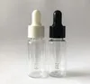 Flacone contagocce in plastica PET liquido da 10 ml Contenitori contagocce trasparenti per olio essenziale spedizione veloce ZZ