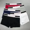 Mutande firmate da uomo Boxer Intimo di cotone Traspirante Marche Vita media Taglia M L XL XXL Slip maschili con stampa di lettere Sho273e