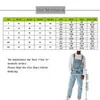 HEFLASHOR Men Casual Jeans Denim Strap Jean Jumpsuit Loose Fitting Sleeveless Casual Feminino Overalls Dungarees Playsuit 2020 CX2244p