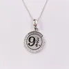 charms jewelry making Hary Poter Platform 9 3 4 925 Sterling silver couples dainty necklaces for women men girl boys sets pend2189