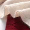 Шарфы Мягкий не раздражающий 100 шерстяной теплый вязаный шарф Алмазный ажурный светлый пашминовый утеплитель для шеи сплошной цвет Женские аксессуары 231005