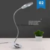 Table Lamps LED Desk Lamp Clip on Light Magnifying Glass Clamp Lamp Eye Protection Table Lamp For Reading Tattoo Computers And Makeup Light YQ231006