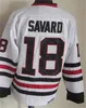 Uomo Vintage Hockey 16 Brett Hull Jersey CCM Classic 18 Denis Savard 61 Stanley Cup 88 Patrick Kane 1 Glenn Hall 35 Tony Esposito Retro Ricamo Retire Sport Team