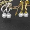 Pearl Fashion Earrings Designer Shipping Woman Bijoux Free Earring Jewelry Pendant örhängen smycken Högkvalitativ Dy Sier Nåltillbehör