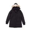 Piumino da donna Designer Canadian Goose Versione di media lunghezza Puffer Down Piumino da donna Piumino Parka invernale Spessa Cappotti caldi Donna866 Chenghao01