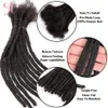 Synthetic Wigs Human Hair Dreadlocks Loc Kinky Straight Wholesale Crochet Braids Brazilian Remy 60 Strands SIMMEL 231006