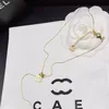 Collier avec pendentif en perles plaqué or pour femmes, nouveau cadeau de luxe, chaînes de Boutique, Style jeunesse, bijoux à la mode, en acier inoxydable, collier incolore de haute qualité