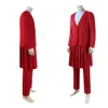 Red Snow Cosplay Costume Songbirds and Snakes Snow Fancy Dress Outfit Man Red Costumes