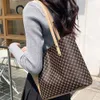 Sacos de compras Grande Shopper Tote Color Matching Waterproof Work Tote Bag para Office School Fashion Shopping Bag Mulher Bolsas Trave 231006