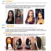 Synthetic Wigs Transparent 13x4 13x6 Lace Front Human Hair Brazilian 360 Straight Frontal For Women PrePlucked 4x4 5x5 Closure Wig 231006