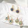 Charm Clear Turks Blauwe Boze Oog Charms Oorbellen Voor Vrouwen Nieuwe Trendy Lucky Hanger Oor Sieraden Drop Levering Dhgarden Dhmob