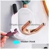 Bathroom Storage Organization Foldable Hair Dryer Holder Wall Mounted Organizer Rack Straightener Stand Showery Shelf Accessory Dr Dhny0