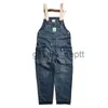 Herrenhosen 2023 Herrenbekleidung Schicke Denim-Overalls Herren-Arbeits-Cargohosen Old School Easy Worker Multi-Pocket-Latzoverall Denim-Hosen J231006