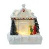 Juldekorationer Uropean Christmas Village White Gorgeous House Building Holiday Decorations Harts Xmas Tree Ornament Gift Year Decor Crafts 231005