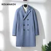 Misto lana da uomo Cappotto doppiopetto autunno inverno Moda uomo Trench casual Cappotto da uomo in lana di alta qualità Giacche classiche 231005