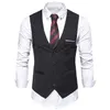 6xl Big Size Mens Black Blue Red Dress Vest Waistcoat för män ärmlös blazer Business Casual Suit Vests Formella Chaleco Hombre 2325m